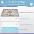 SCLOSE 32" 24" Washable Pee Pad for Dogs, x Reusable Puppy Pads Waterproof Dog Rugs, Super Absorbent, Leakproof, Dog