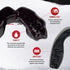 SAFEJAWZ Sports Mouthguard Slim Fit, Adult and Junior Mouth Guard with Case for Contact Sports