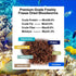 Amzey Blood Worms 0.35oz -100% Natural Freeze Dried Blood Worms - Aquarium Fish Food - High Protein Food for Betta Fish, Food for Goldfish, Cichlid, Guppy, Discus, Turtle