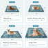 (2 Pack) 3Ft 3Ft HAOCOO Washable Pee Pads for Dogs, x Reusable Puppy Training Pads Super Absorbent Waterproof Whelping