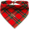 Lionheart glory Dog Bandana 1 Pack Washable Soft Cotton Christmas Bibs Scarf,
