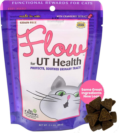 Flow Soft Chews for Cats, Daily Support for UT Health, Natural Ingredients for Urinary Tract Health