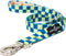 Lucy & Co. Designer Dog Leash - Thick Pet Accessories with Padded Handle, Purple with Green Floral - 5 Foot (Lime Green