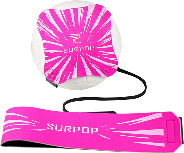 Soccer/Volleyball/Rugby Trainer, Football Kick Throw Solo Practice Training Aid, Adjustable Waist Belt