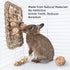 andwe Seagrass Protector Mat with Toys for Rabbit, Bunny, Chinchilla, Guinea Pigs, 11 X 7.87-inch