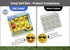 Oji-Emoji 12-Pack Premium Emoji Golf Balls, Unique Professional Practice Golf Gift for All Golfers