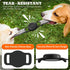 Waterproof Airtag Dog Collar Holder: 2 Pack Soft Silicone for Dogs Cats, IPX8 Waterproof Tracker Protective Cover