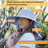 Solaris Wide Brim Women Sun Hat, UPF 50+ Sun Protection, Packable, Floral Scarf Cooling Hat with Neck Flap