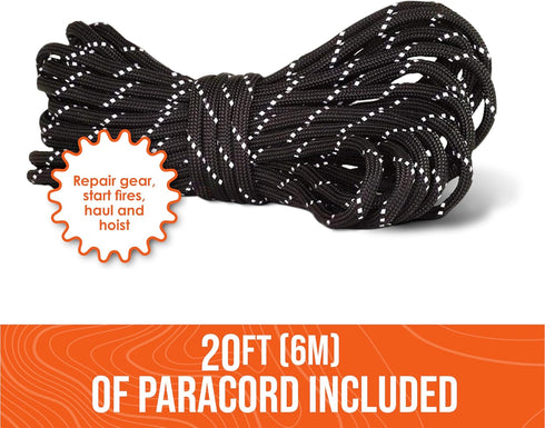 Go Time Gear Survival Life Tent for 2 Persons, Mylar Emergency Shelter Tube Tent with Paracord
