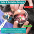 5 IPX6 3 Dog Plaque Tartar Remover, Electric Toothbrush Teeth Cleaner Dental Care Kit for Dogs Cats- Modes LED