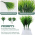 8Pcs Fake Grass Plants Pee Post for Dogs, Easy to Install and Clean, Guiding Male Dogs to Urinate (Lemon grass)
