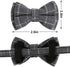 SLSON 2 Pack Breakaway Cat Collar with Bell and Bow Tie, Adjustable Plaid Kitten Collar for Cats and Small Dogs