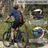 ROCKBROS Comfort Bike Seat, Soft Wide Saddle for Men and Women, Dual Shock Absorbing with Reflective Strip