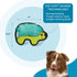 7" Outward Hound Durablez Minis Squeaky Plush Dog Toy, No Stuffing for Less Mess, Interactive & Tough, Jumbo Squeaker