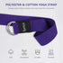 Syntus Yoga Block and Yoga Strap Set, 2 Soft Non-Slip Yoga Blocks 9×6×4 inches, 8FT Metal D-Ring Strap for Fitness