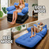 Camping-1pc SeaSlep Blow Up Pull Out Couch with Headboard,Inflatable Couch with Flocked Surface,Folding Inflatable