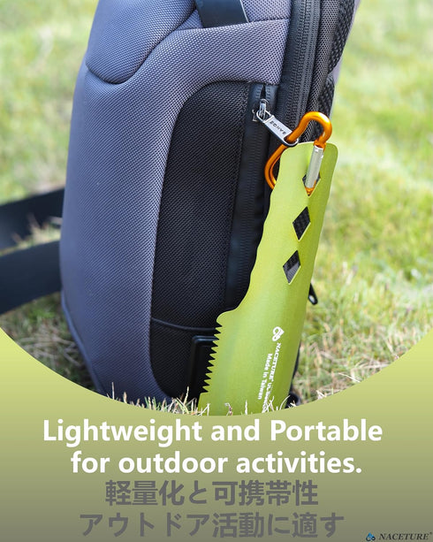 Backpacking NACETURE Ultralight Trowel Aluminum Shovel Small Potty Multitool with Longer Handle Design Essential