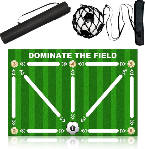 Football Footstep Training Mat, Soccer Skills Training Equipment