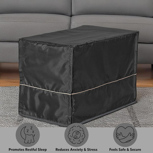 MidWest Homes for Pets XS Dog Crate Cover, Black Polyester, Fits Most 22-inch Crates