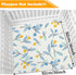 36 Inch 4 Dog Playpen Bottom Pad Fits for Panels Exercise Pet Playpen, Dog Crate Pad Puppy, Hoop and Loop Design (Note: