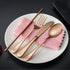 Travel Utensils Set with Case | Portable Silverware Set | Reusable Stainless Steel Flatware | Includes