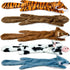 Chesk 5 Pack Squeaky & Crinkle Dog Toys - No Stuffing Plush Chews for Small Medium Large Breed Chewers