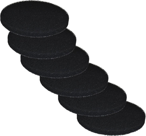 6 Foam Pads for Fluval FX4 / FX5 / FX6 Canister Filter, Carbon Impregnated