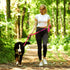 VIVAGLORY Traffic Handle Dog Leash with Two Padded Soft Handles, Reflective Training Lead, Pink