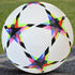 Size 5 Soccer Balls, Unisex Training Football, Colorful Five-Pointed Star Birthday Gift