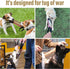 Dog Tug Toy - Jute Bite Pillow for Training, Best for Tug of War, Interactive Play for Small and Medium Dogs