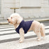 Fleece Lining Extra Warm Blue Dog Hoodie for Large Dogs, Winter Jacket Pet Coats with Hooded, XXXL
