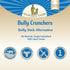 Fieldcrest Farms 6-Inch 2040 lbs, 6 Count Bully Crunchers Beef Hide Dog Chews, Single Ingredient Bully Stick
