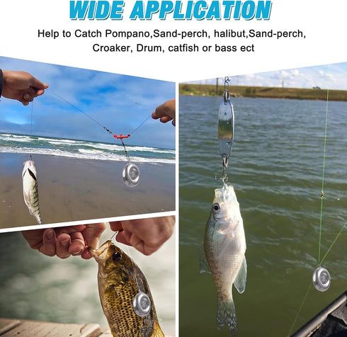 Fishing Weights Disc Sinkers, Coin Sinkers Saltwater Surf Catfishing Gear Tackle 8oz 6oz 5oz 4oz 3oz 2oz 1oz