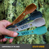 UCO Utility Spork 3-in-1 Combo Spoon-Fork-Knife Utensil, 2-Pack, Gold/Sky Blue