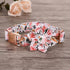 Elegant little tail Floral Girl Dog Collar, Adjustable Pet Collar with Flower Gift for X-Small Dogs and Cats