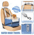 PETSFIT Dog Car Seats for Small DogsPatented Safety BucklesSafety TetherFoldable Travel Dog Booster Car Seat Reduces