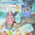 Kids Snorkel Mask Full Face | Snorkeling Gear for Ages 2-14 with Camera Mount, 180 Degree Panoramic View