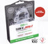 SAFEJAWZ Mouthguard for Braces, Remoldable Upper & Lower Protection Mouth Guard with Case for Contact Sports, One Size