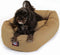 Majestic Pet 24 Inch Bagel Calming Dog Bed - Washable Cozy Soft Round Bed with Spine Support, Fluffy Donut Dog Bed,