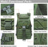 LIMHOO Military Tactical Backpack - 35L Hiking Trekking Rucksack, 3 Day Molle Assault Pack (Army Green)