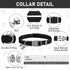 GAMUDA Small Dog Harness Collar and Leash Set - Step in No Choke No Pull Soft Mesh Vest (Black, S)