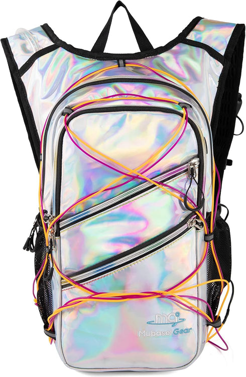 Hydration Backpack Pack with 2L Water Bladder, Lightweight Bag for Running, Hiking, Climbing, Music Festival