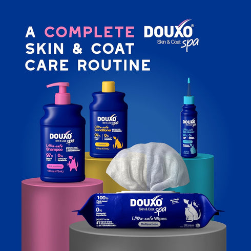 16 oz, DOUXO Skin & Coat SPA - Ultra-Safe Sensitive Skin Soothing Shampoo, fl Skin-Friendly Formula Cleans and Soothes