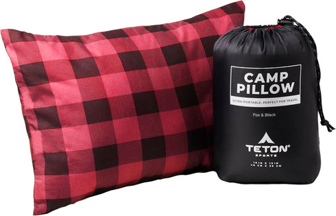 TETON Sports Camp Pillow, Great for Travel, Camping, and Backpacking, Washable
