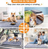 LOOBANI Washable Pee Pads for Dogs, Fast Absorption, Reusable Puppy Pads, Waterproof Training Pads, Grey 2 Pack