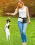 8 3 Pack Gobeigo Cup Dog Treat Pouch and Training Clicker, Dog Walking Bag with Phone Holder, Built-in Poop Bag