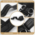 10mm MANUEKLEAR Non-Slip Wrist Straps for Weightlifting Deadlifting, Gym Lifting Straps with D Rings for Cable Machine