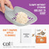 Catit Go Natural Pea Husk Clumping Cat Litter - Lightweight, Dust Free, Easy Cleaning, Flushable with Odor Control,