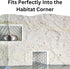 Hermit Crab Underground Tunnel Cave Corner | Hermit Crab Climbing Tank Decor Hide Hideout | Enrichment Habitat Hideaway