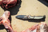 Old Timer Trail Boss 9in Fixed Blade Caping Knife with High Carbon Stainless Steel Blade and TPE Grip Handle